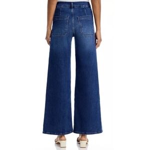 Frame Denim Women's Wide Leg Flare Jeans - Dark Blue